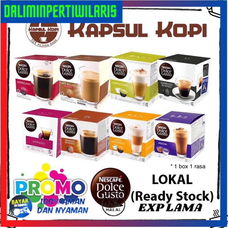 

BISA COD Promo KapsulKopi Nescafe Dolce Gusto Kapsul Lokal Semua Rasa NEW [Kode 1|Kode 2|Kode 3|Kode