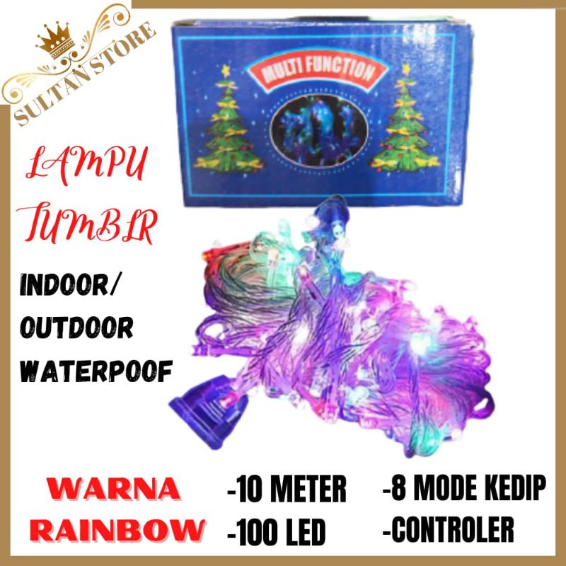 Jual Lampu Tumblr Meter Led Rainbow Lampu Tumbler Meter Led Rainbow Bulat Bintang Tirai