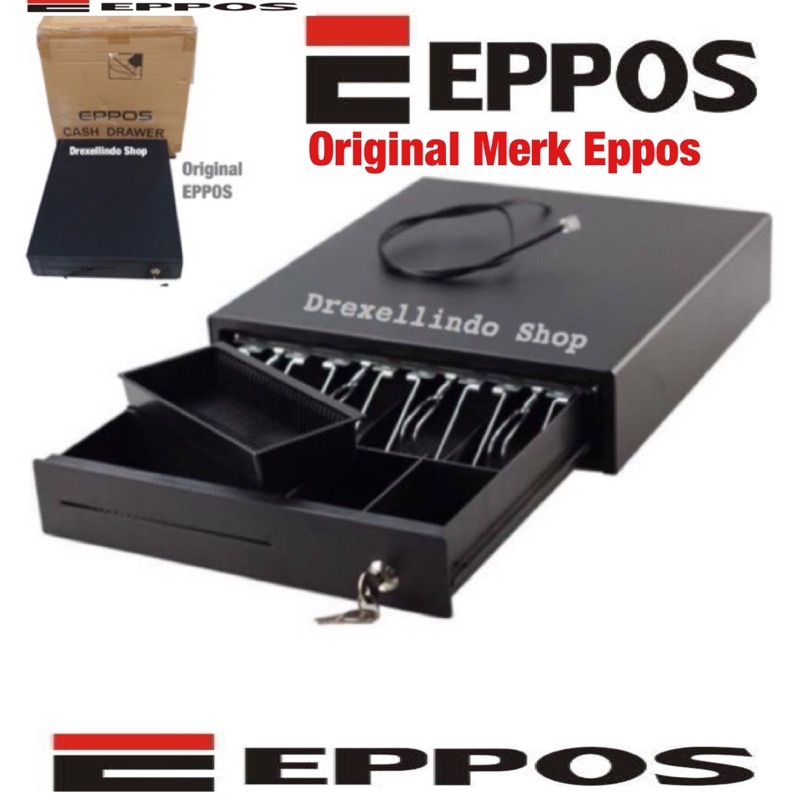 Eppos Cash Drawer 37x33 cm 4K3C RJ11 Laci Kasir