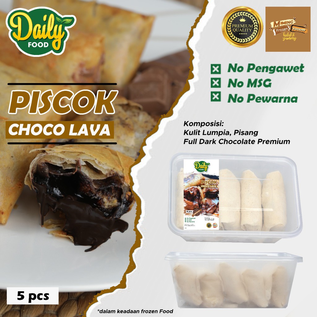 

PISCOK CHOCO LAVA (FROSZEN FOOD)