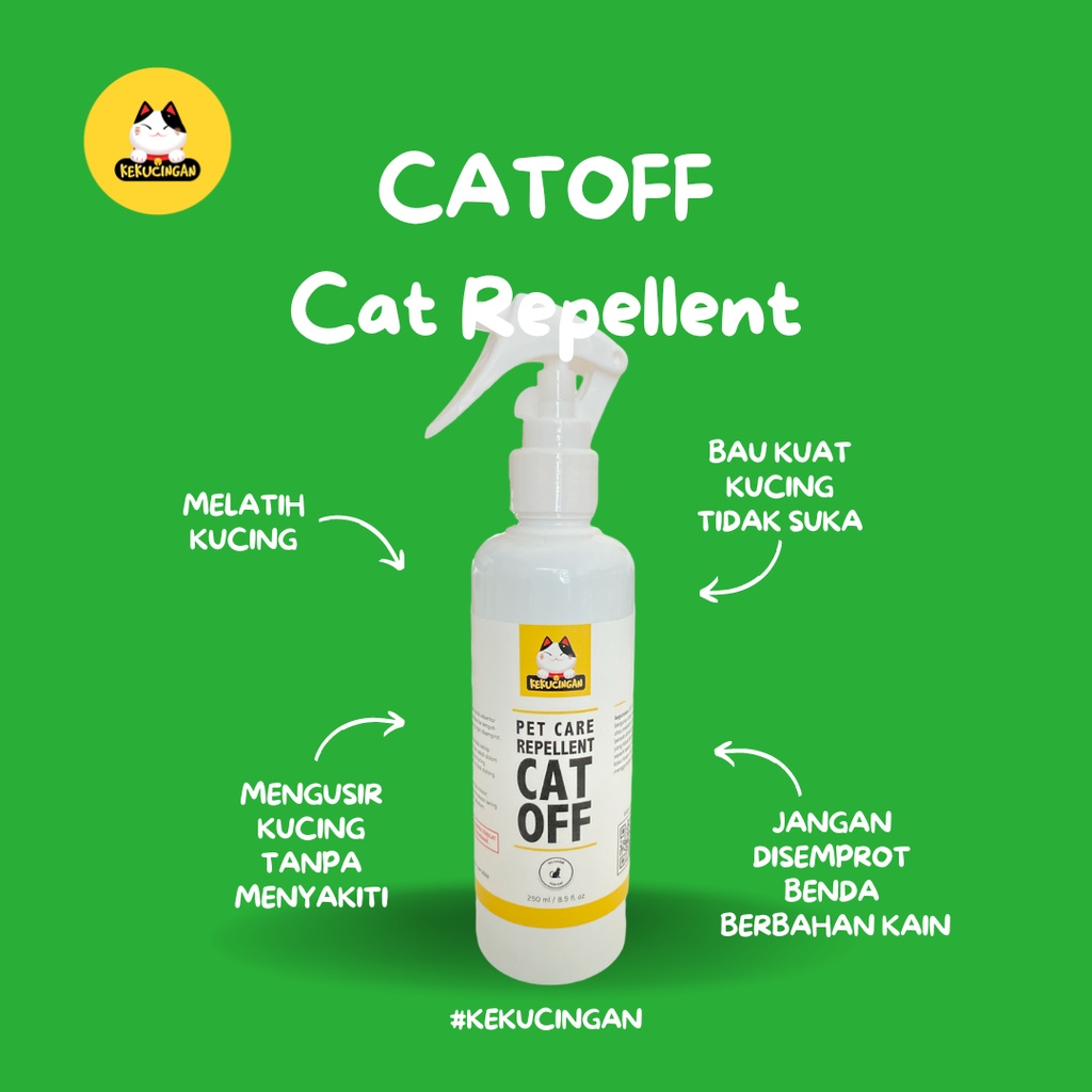 Spray Pengusir Kucing Cat Repellent Anti Kucing CAT OFF 250 ml