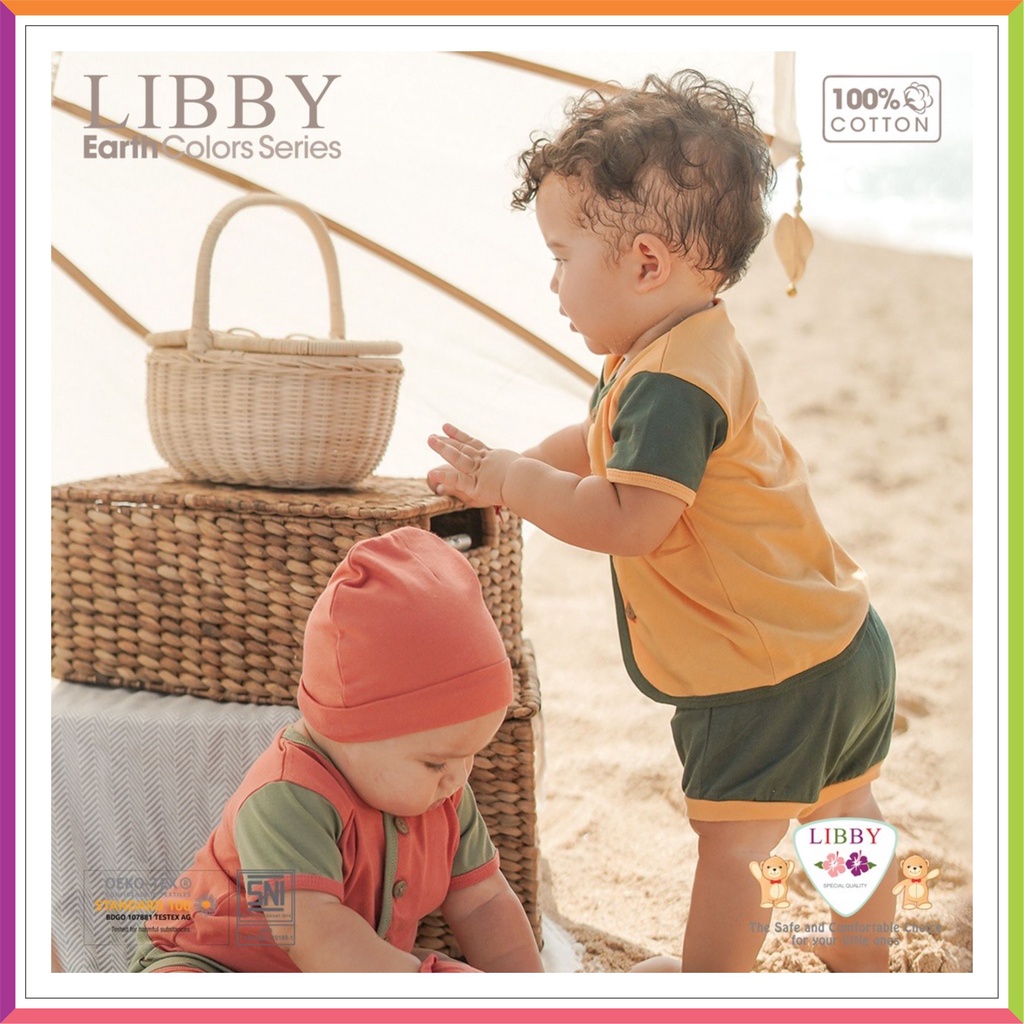 LIBBY COMFY SET KOMBINASI | EARTH COLOR SERIES | SETELAN LIBBY KANCING ❤ Fashionbabies ❤