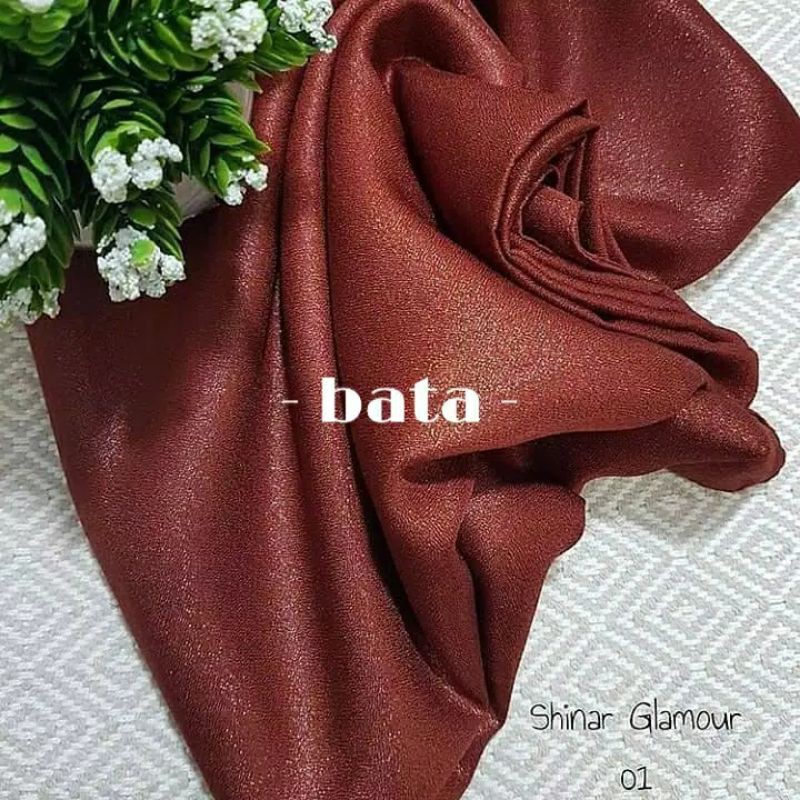 Shinar Glamour Ansania Square  - Jilbab Segiempat Sinar-BATA