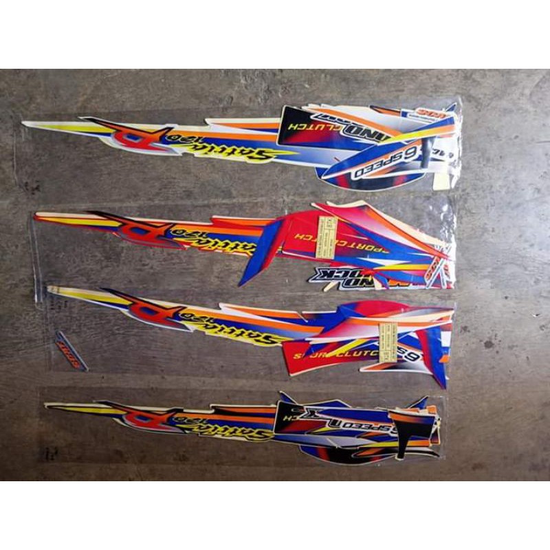 Striping Suzuki Satria R lumba Tahun 1999