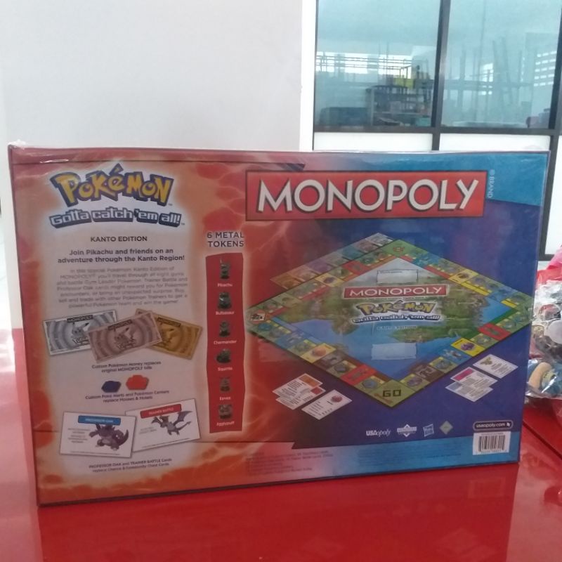 MONOPOLY POKEMON KANTO EDITION board game