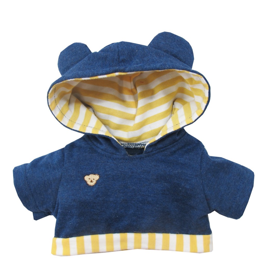 TEDDY HOUSE OUTFIT BEAR TSHIRT WITH HOOD 60 INCHI JEANS LOVER