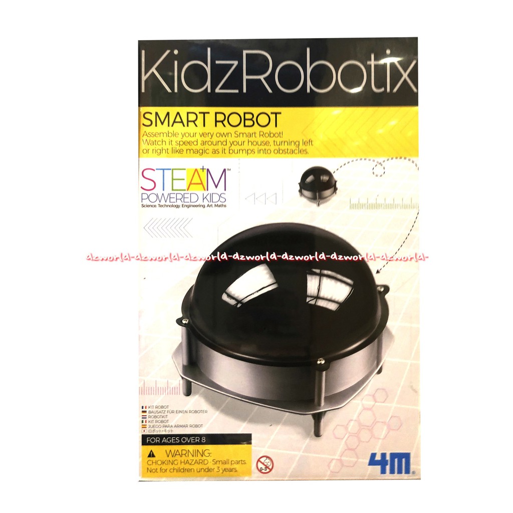 4M Smart Robot Fun Mechanics Kit Mainan Membuat dan Merakit Robot