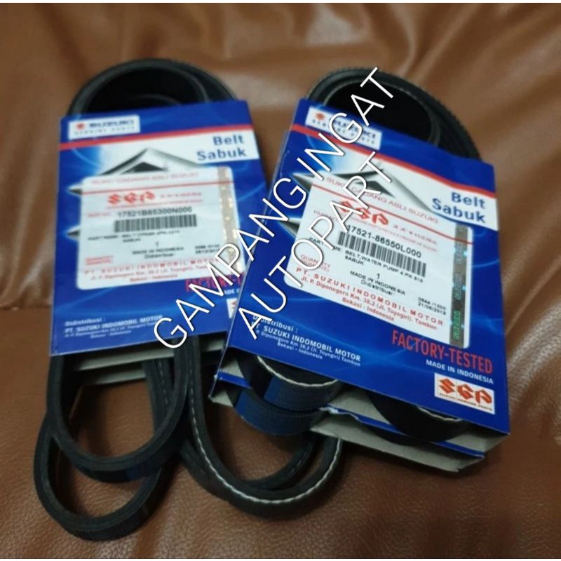 Fan belt Set Tali Kipas Set Fanbel Suzuki Aerio Baleno Next G 1set ORIGINAL