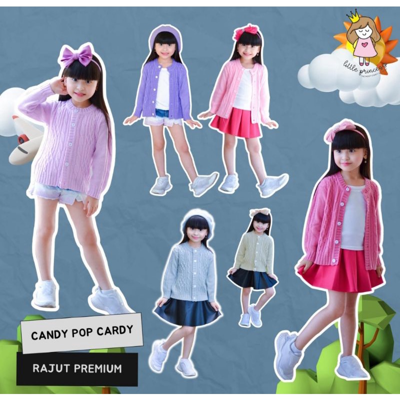 Cardigan pop candy