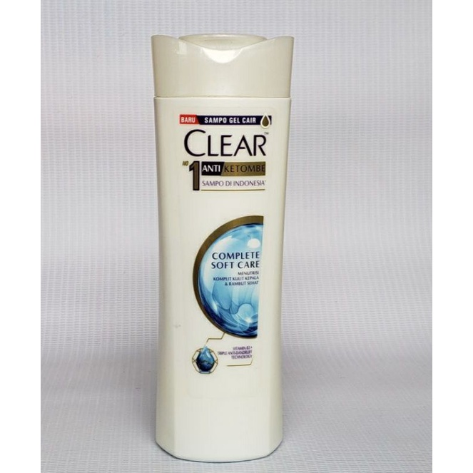 shampo clear anti ketombe complete soft care 70ml