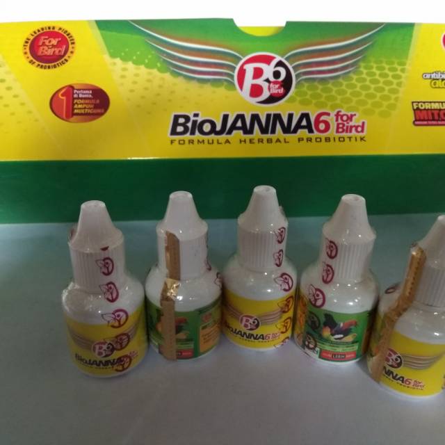 Biojanna6 vitamin burung 18 ml