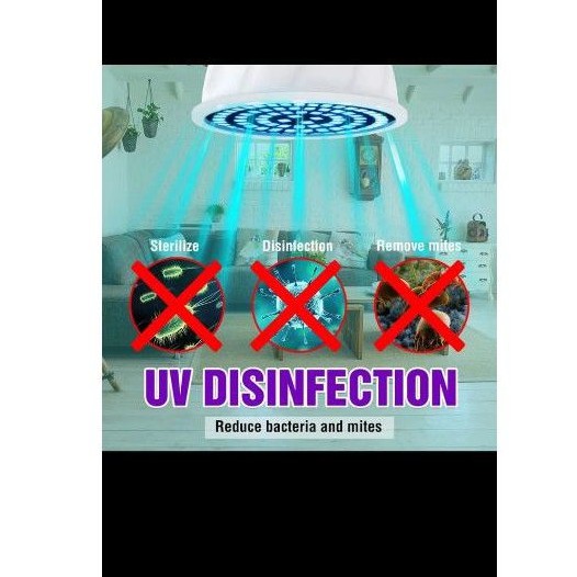 virus led UV light lamp bulb / lampu bohlam anti virus disinfektan