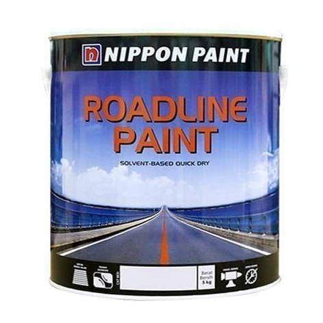 NIPPON PAINT ROADLINE PAINT 5KG (MERAH & HIJAU) / CAT MARKA JALAN