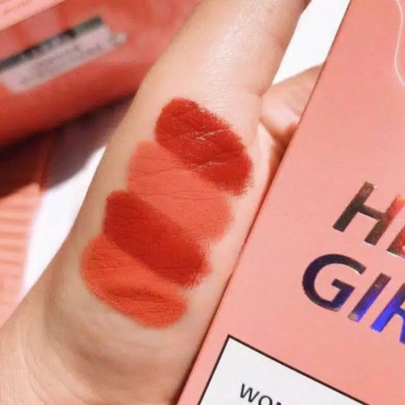 HENGFANG HEYGIRL LIPSTIK KOREA MATTE 4 WARNA Lipstik Rokok