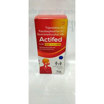 

ACTIFED PLUS BATUK TIDAK BERDAHAK (MERAH) SYR 60ML