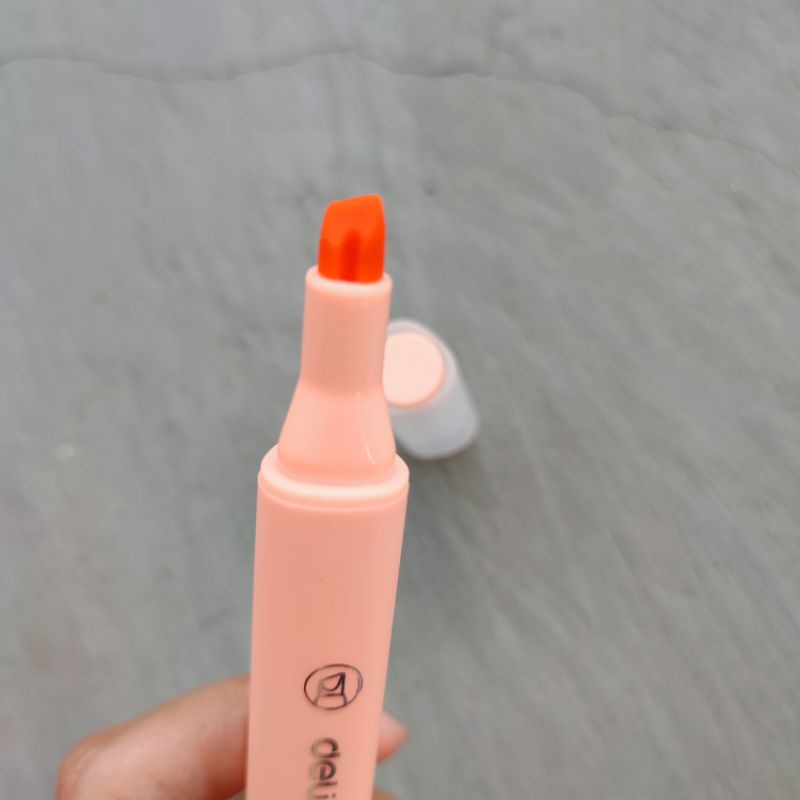 Deli Highlighter Penanda Warna Pastel | Stabilo warna pastel