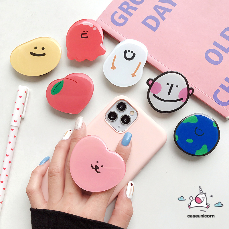 Popsocket Desain Kartun Lucu Bahan Pvc Untuk Handphone