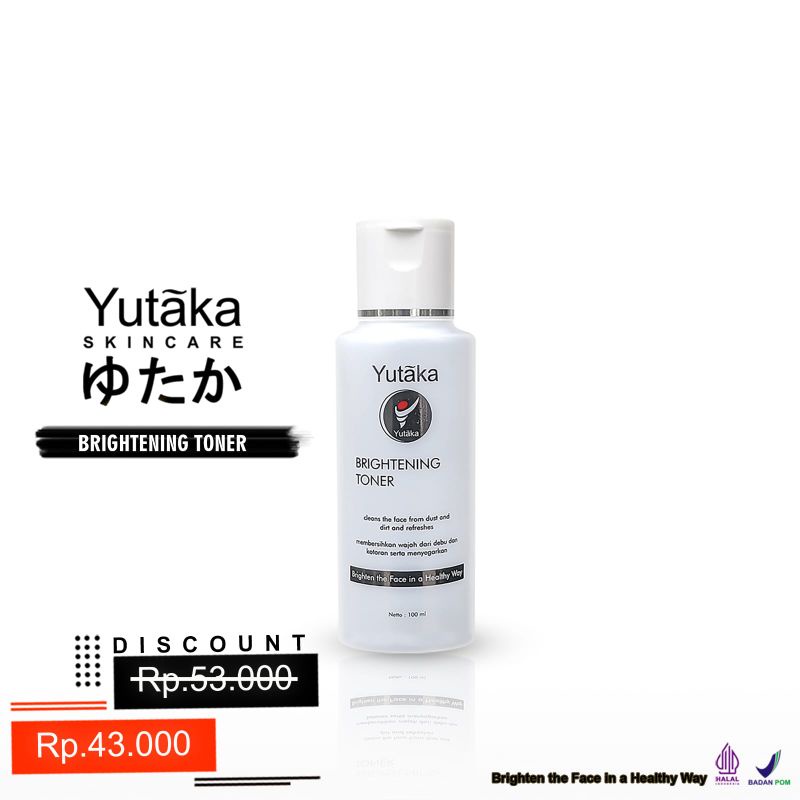 1 Paket Yutaka Cosmetik Facial Wash/Toner/Serum/Day Cream/Night Cream