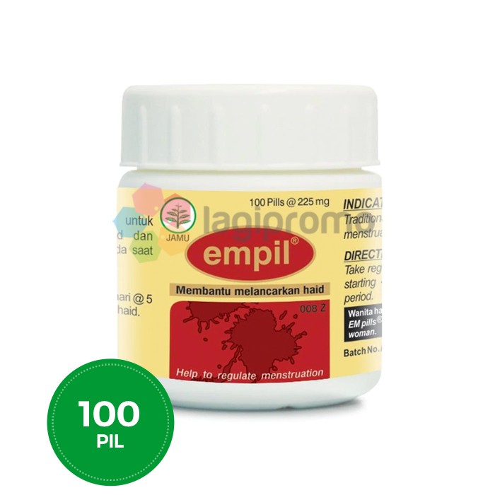 

Borobudur Herbal Empil 100 Pil Obat Lancarkan Haid Nyeri Menstruasi Alami