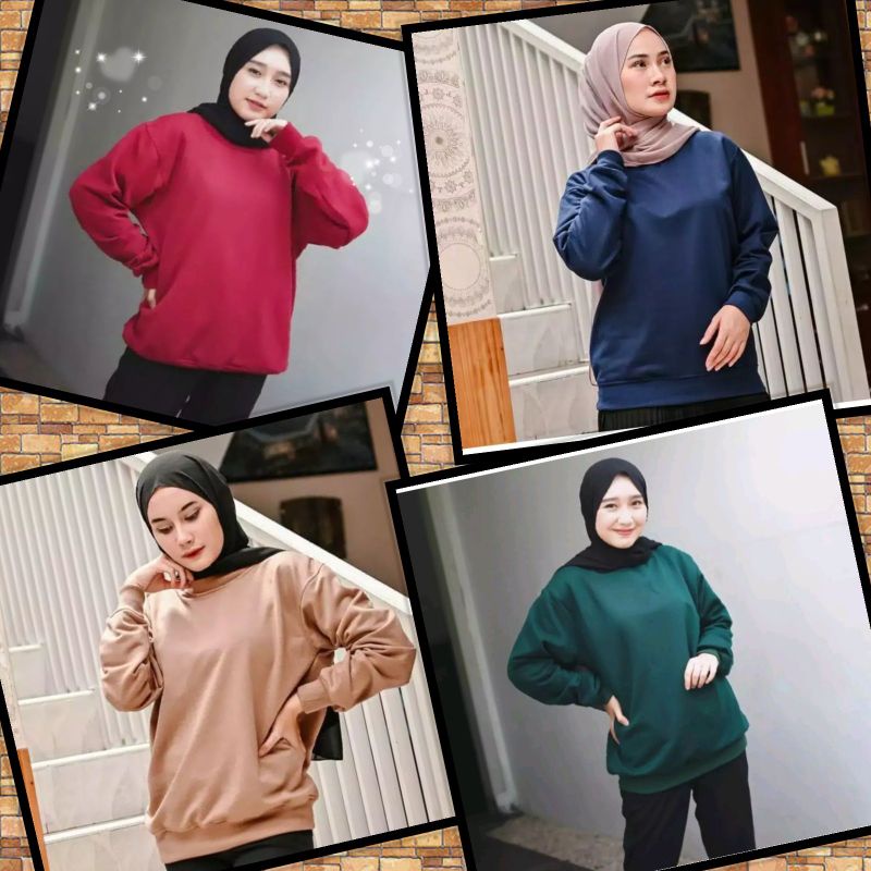 Bisa,cod,swiater,basic,oblong,pria,wanita, ukuran XXL