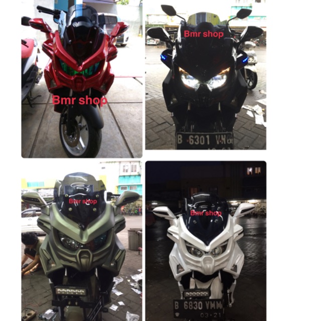 Topeng nmax model predator tameng nmax model transformer spion lipat nmax windshield nmax visor nmax