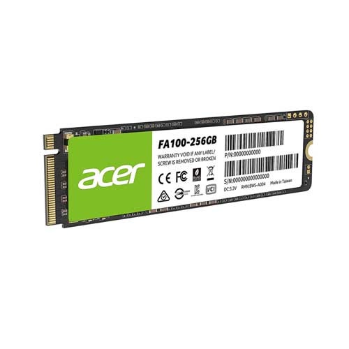 Acer FA100 512GB PCIe Gen3 x4 NVMe 3D NAND SSD M.2 Internal SSD