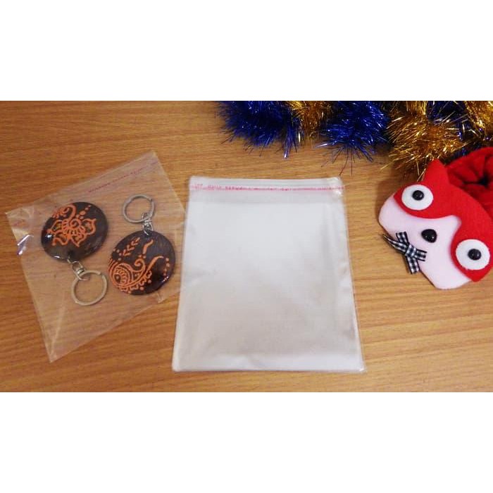 

Plastik kemasan bening/transparan OPP 12 X 12 Cm