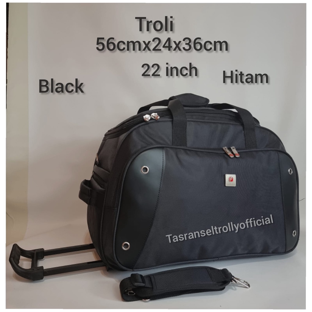 Tas Pakaian Troli Polo Interclub 56cmx24x36cm ukuran medium original