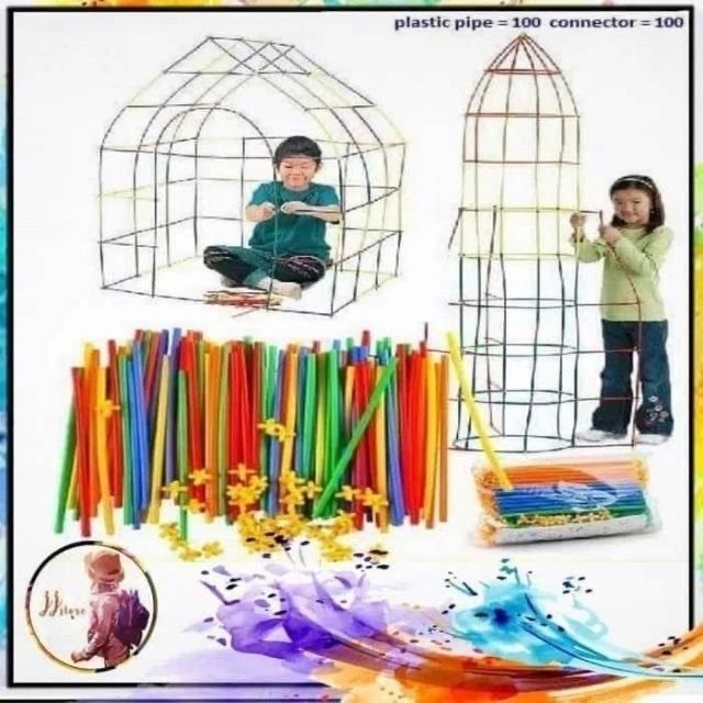 Smart builder 4dimensi 100pcs kids education toys untuk anak