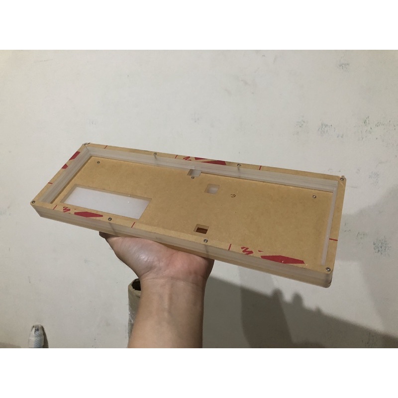 Case Custom sandwitch akrilik keyboard mechanical  Noir N1