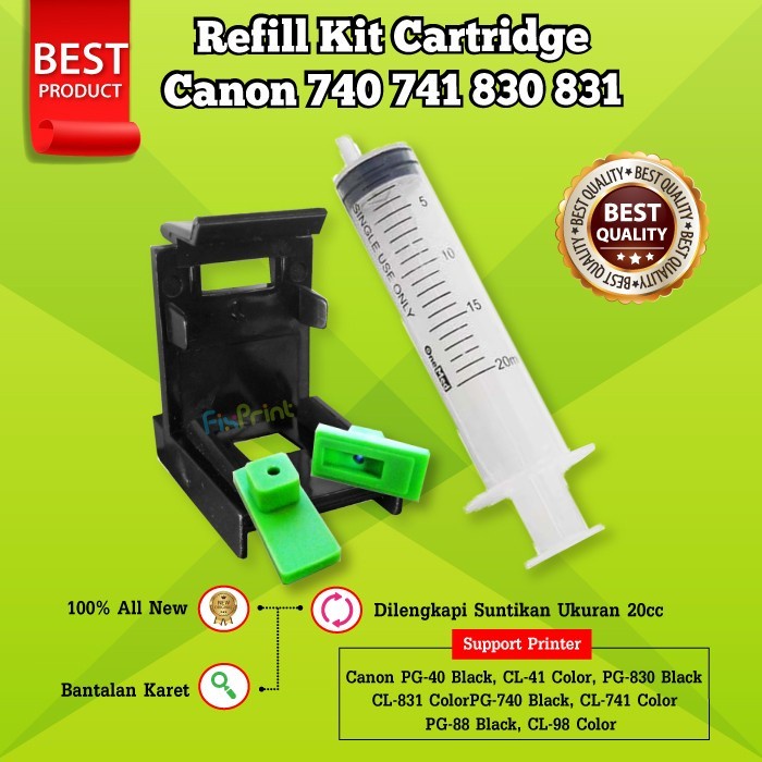 Refill Kit CNON PG40 CL41 Penyedot Tinta Cartridge 740 741 PG88 CL98