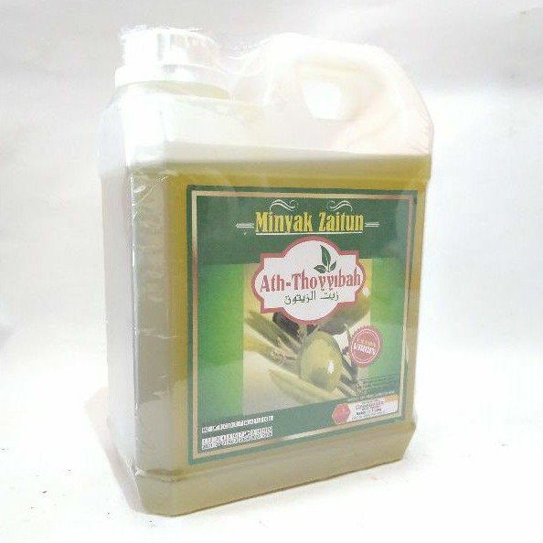 

Minyak Zaitun Ath Thoyyibah 1 Liter / Minyak Zaitun Ath-Thoyyibah Extra Virgin Olive Oil
