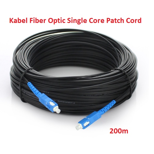 Kabel FO Fiber Optic SC to SC Single Mode 200m Patchcord