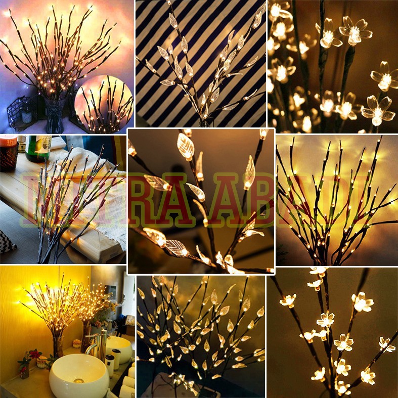 Dekorasi Vas Bunga / Lampu Pohon LED / Simulation Light Tree LED
