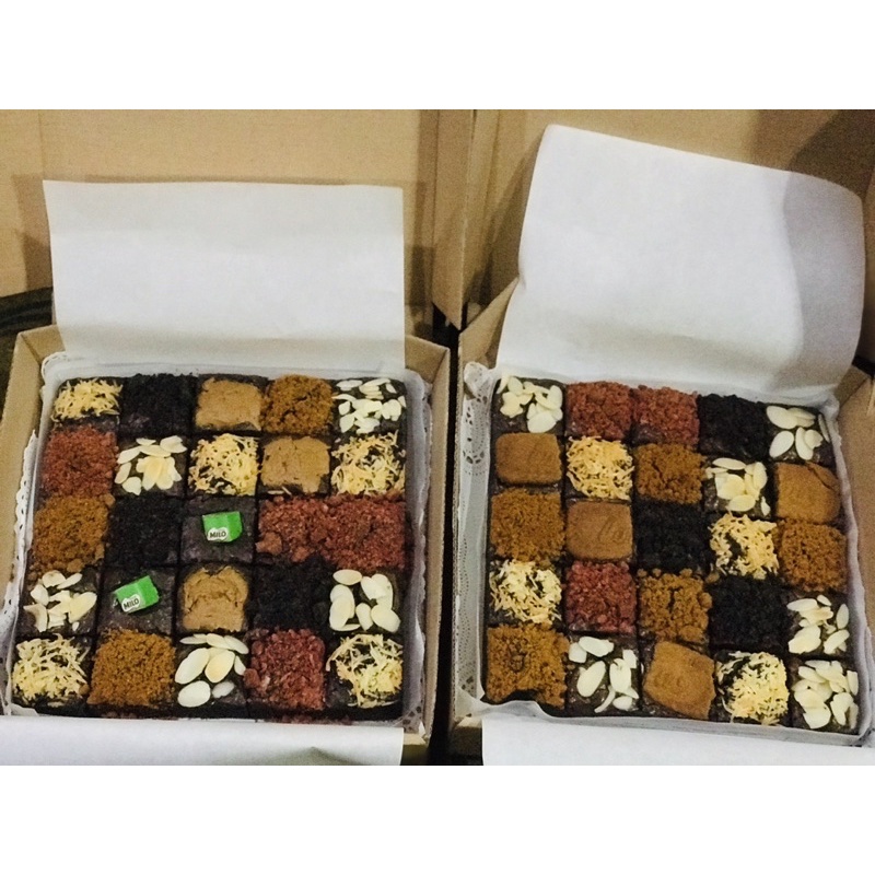 

kue bolu fudgy fudgie brownies panggang 20x20 isi 25