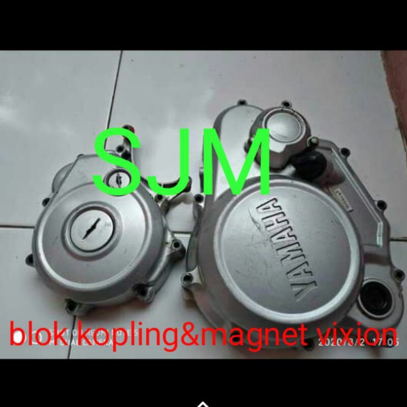 Blok/Bak Kopling +  Blok/Bak Magnet Original Copotan Vixion NEW/VIXION OLD