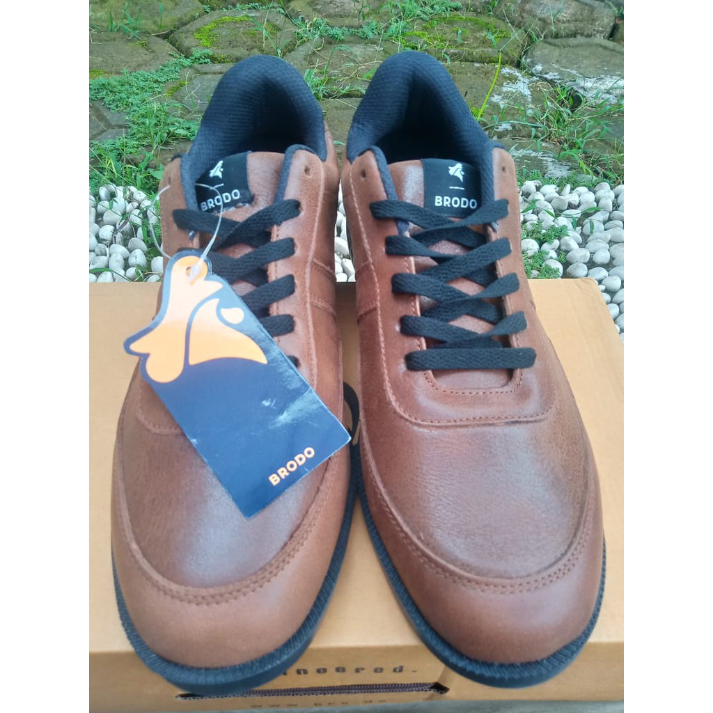 BRODO Base Signature Leather Vintage Brown - Size 41