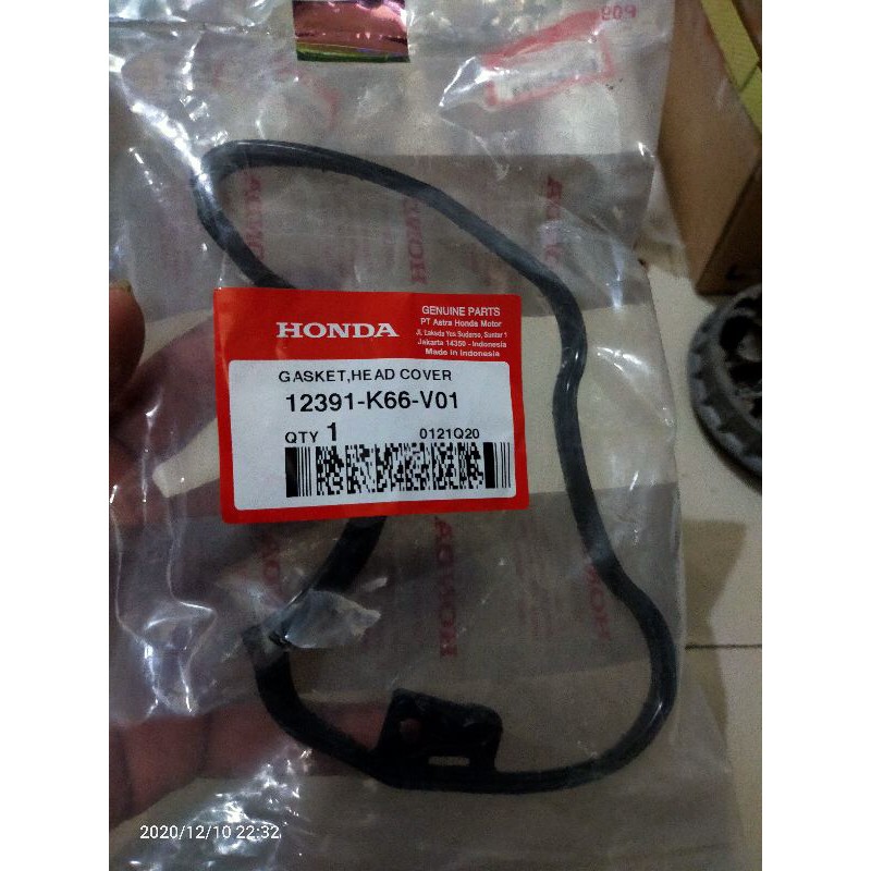 12391-K66-V01 GASKET HEAD COVER VARIO 150 125 NEW 2020 AHM 12391K66V01