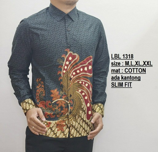 Hem Kemeja Batik Slimfit Colin Dion Cdl 146 Premium