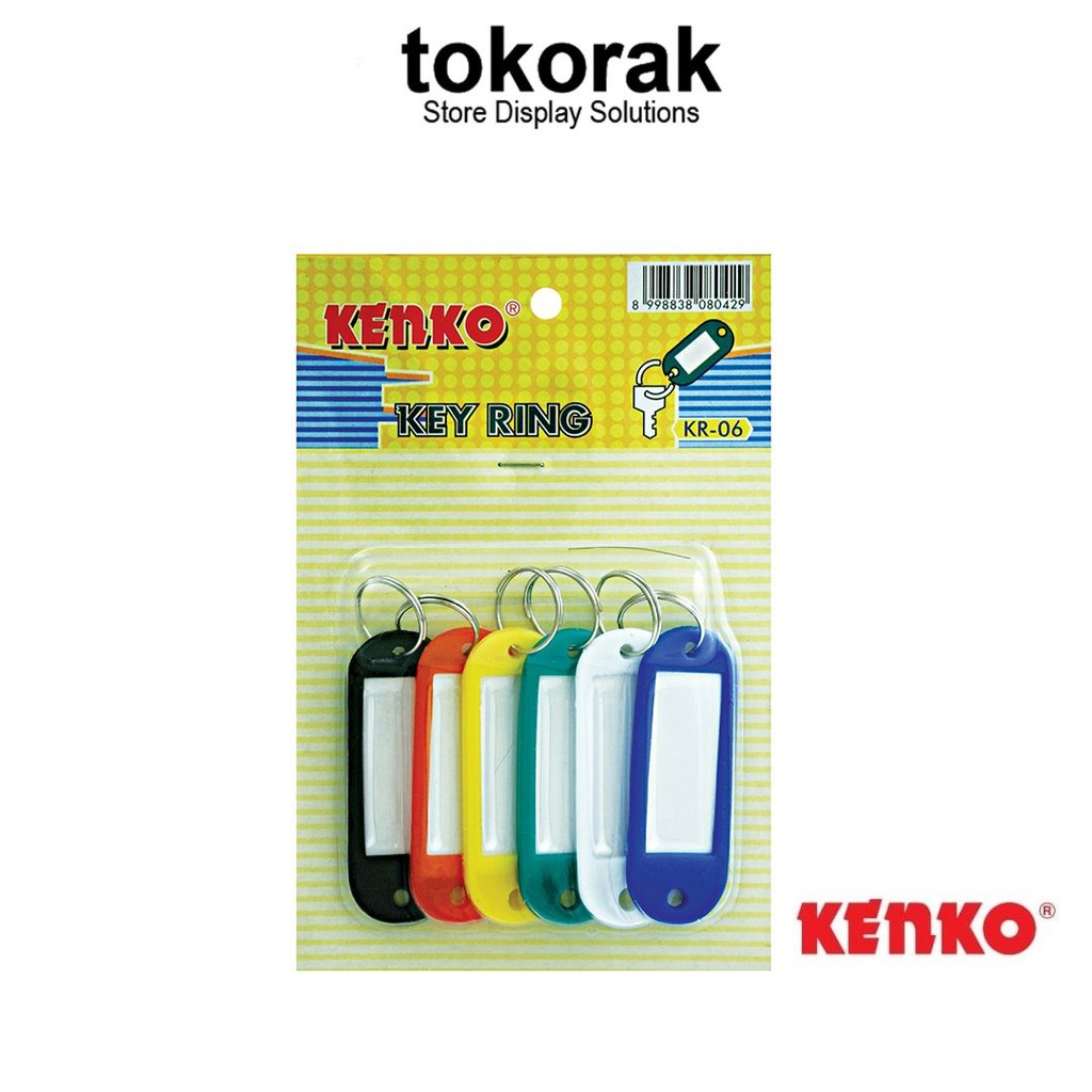 KEY RING GANTUNGAN KUNCI KR-06 KENKO - LABEL KUNCI - NAME TAG