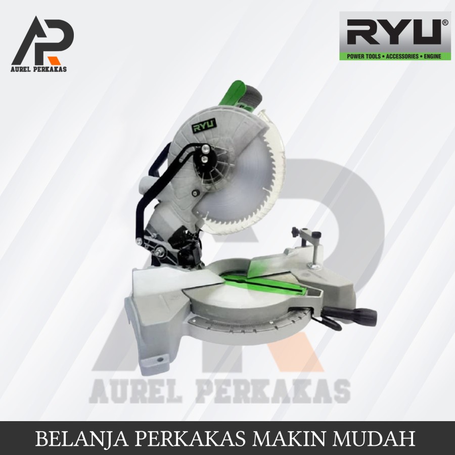Ryu RMS 255 Mesin Potong Alumunium Kayu Mitre Saw 10" Miter Saw 10inch