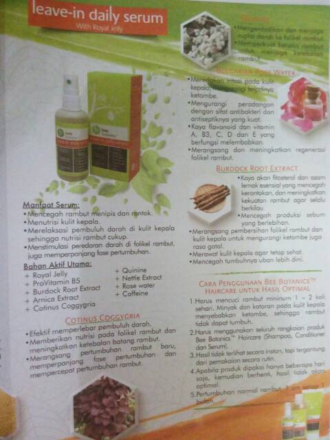 Bee botanics hair set (paket perawatan rambut rontok dan botak