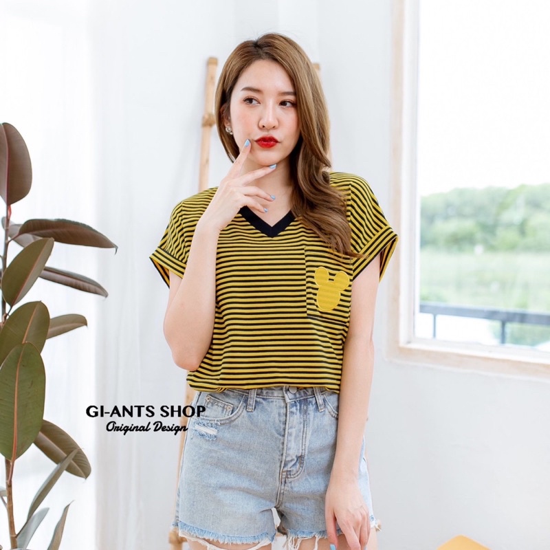 Mickey Hollow Top / Kaos Giant Basic Termurah