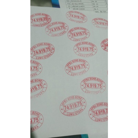 

Stempel Flash, Stempel Otomatis Custom