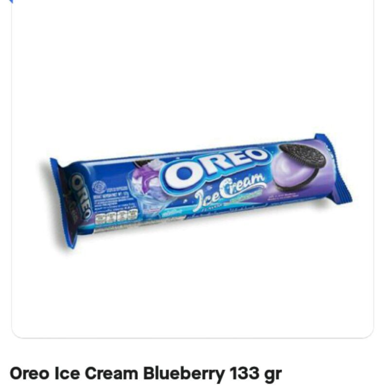 

OREO ICE CREAM BLUEBERRY 133 ML *N*