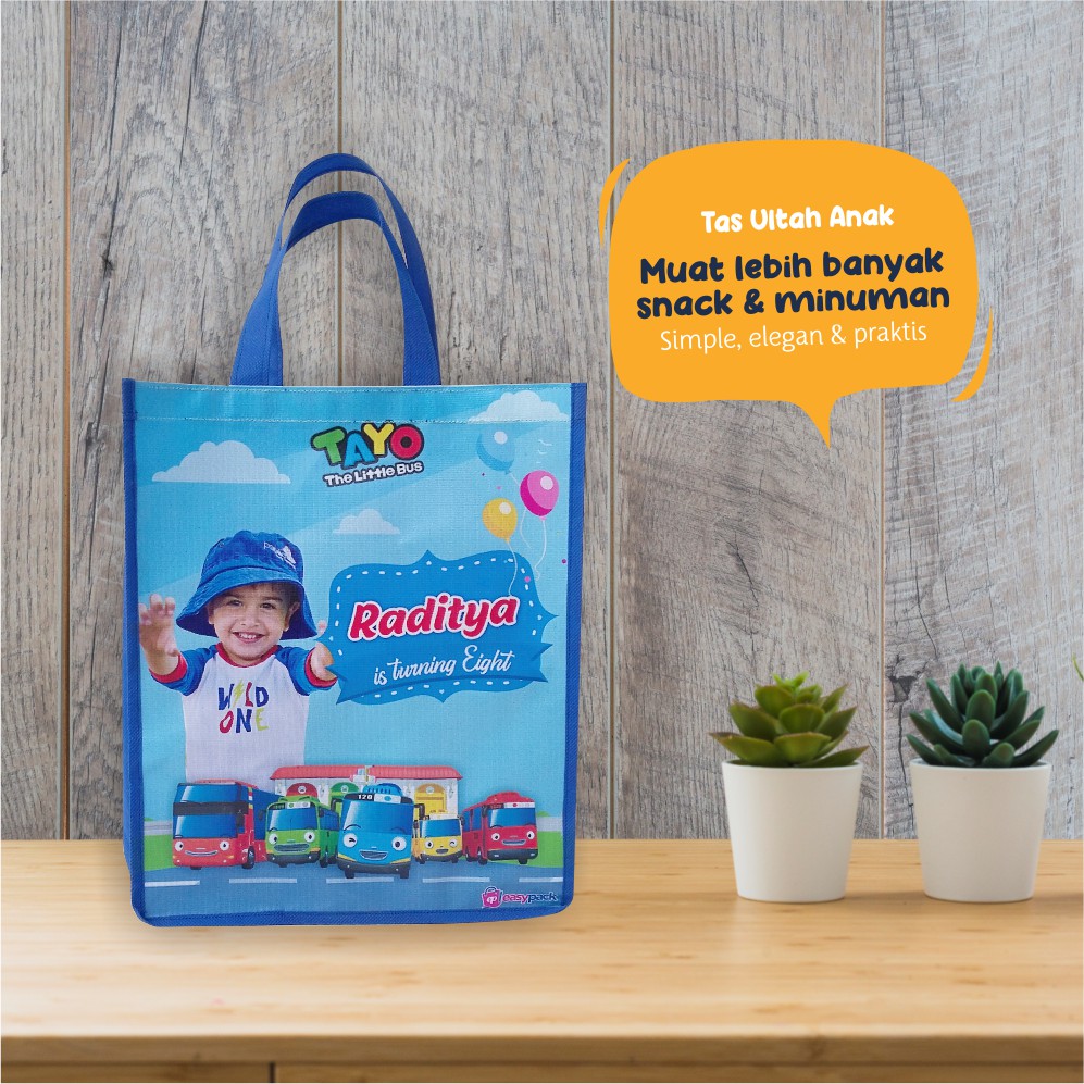 

Tas souvenir Ulang Tahun ukuran 20x10x25 TERMURAH (FREE DESAIN)
