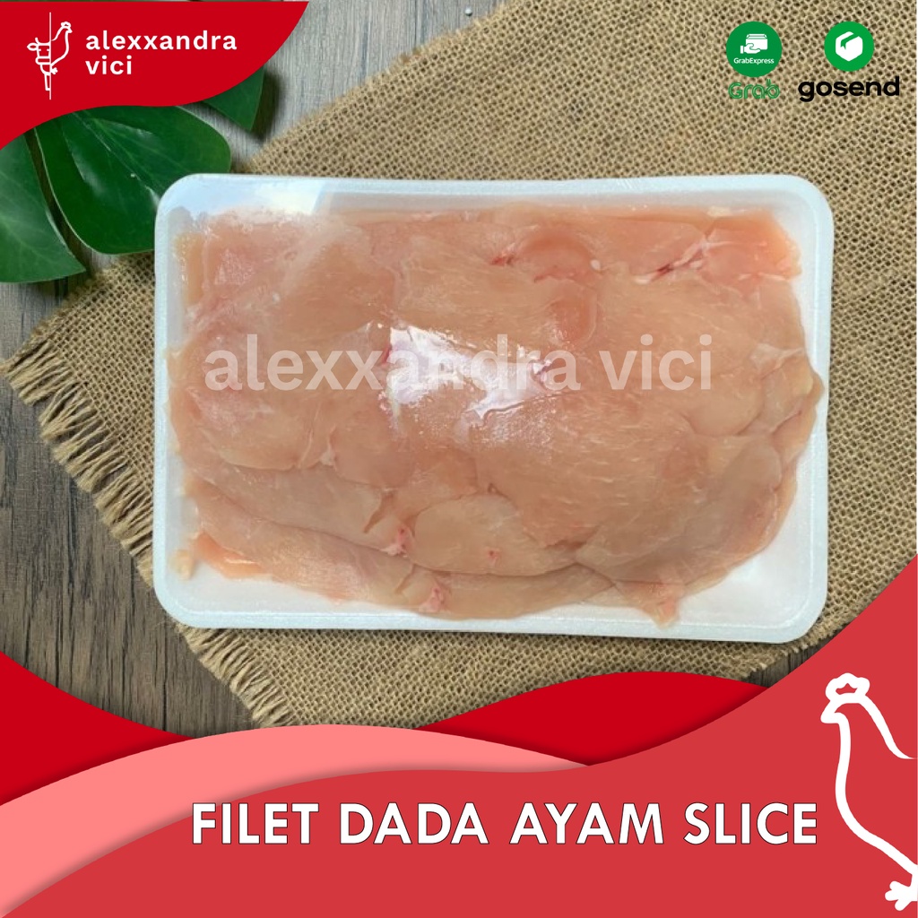 

Daging Filet Dada Ayam Slice / Ayam Slice / Chicken Slice 500gr