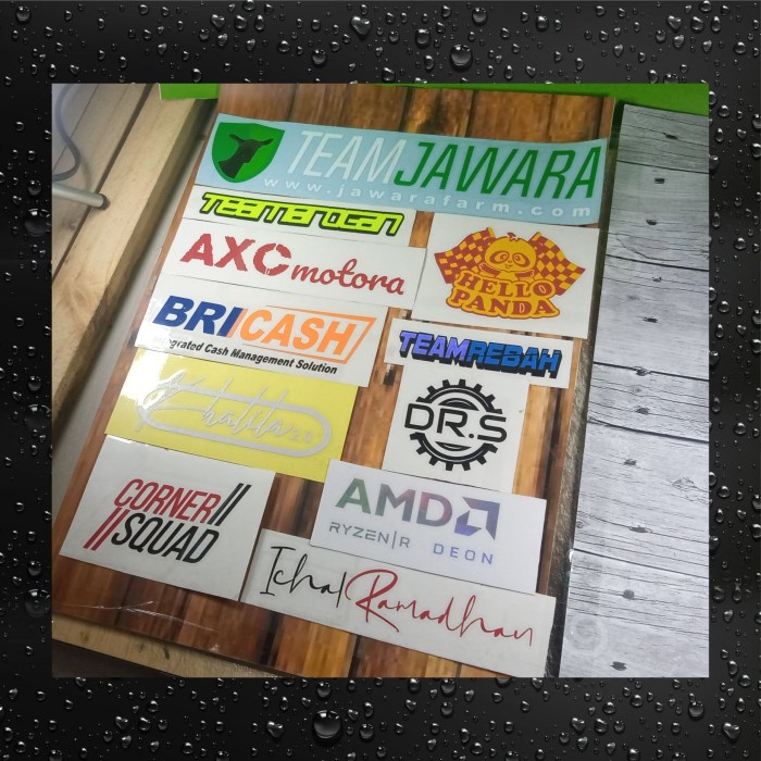 

perekat-pengikat- cutting stiker custom - desain suka suka - untuk promosi komunitas dll -pengikat-