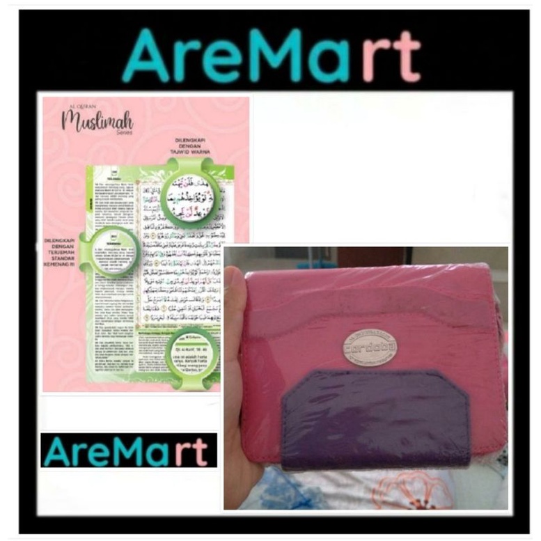 Al-Qur'an Cordoba Jk Pink A6 Al-Qur'an Mini Al-Qur'an Muslimah Al-Qur'an Wanita Al-Qur'an Tajwid Al-