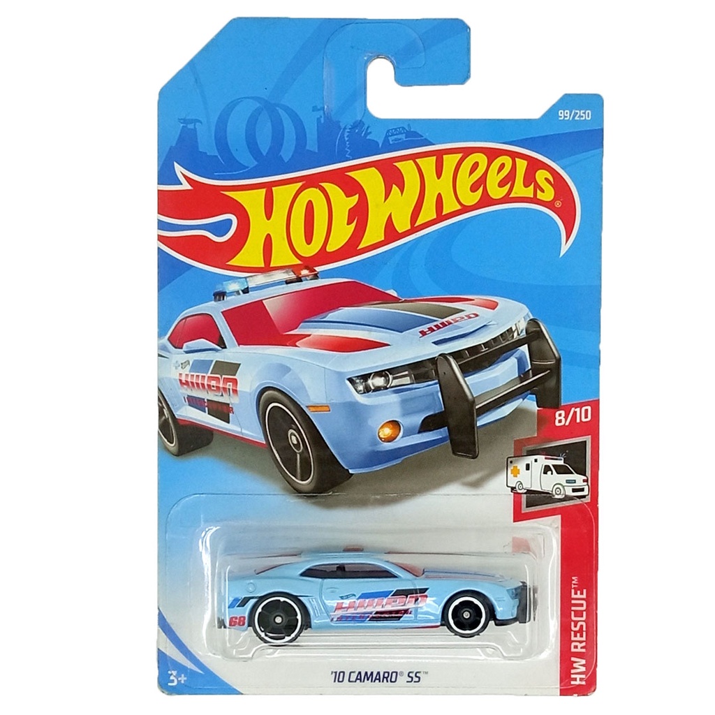 Hot Wheels 10 Camaro SS Biru HW Rescue Mainan Mobil Hotwheels